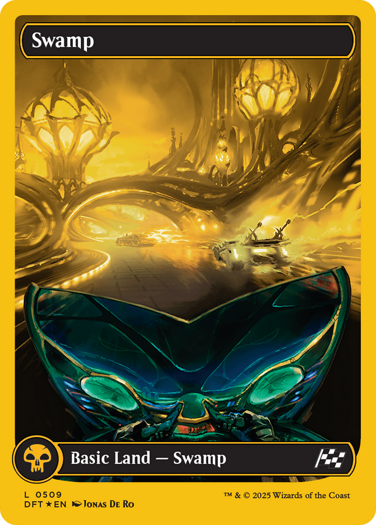 Swamp (0509) (First-Place Foil) [Aetherdrift] | Anubis Games and Hobby