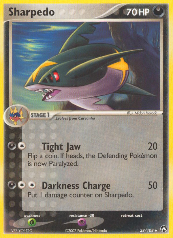 Sharpedo (38/108) [EX: Power Keepers] | Anubis Games and Hobby
