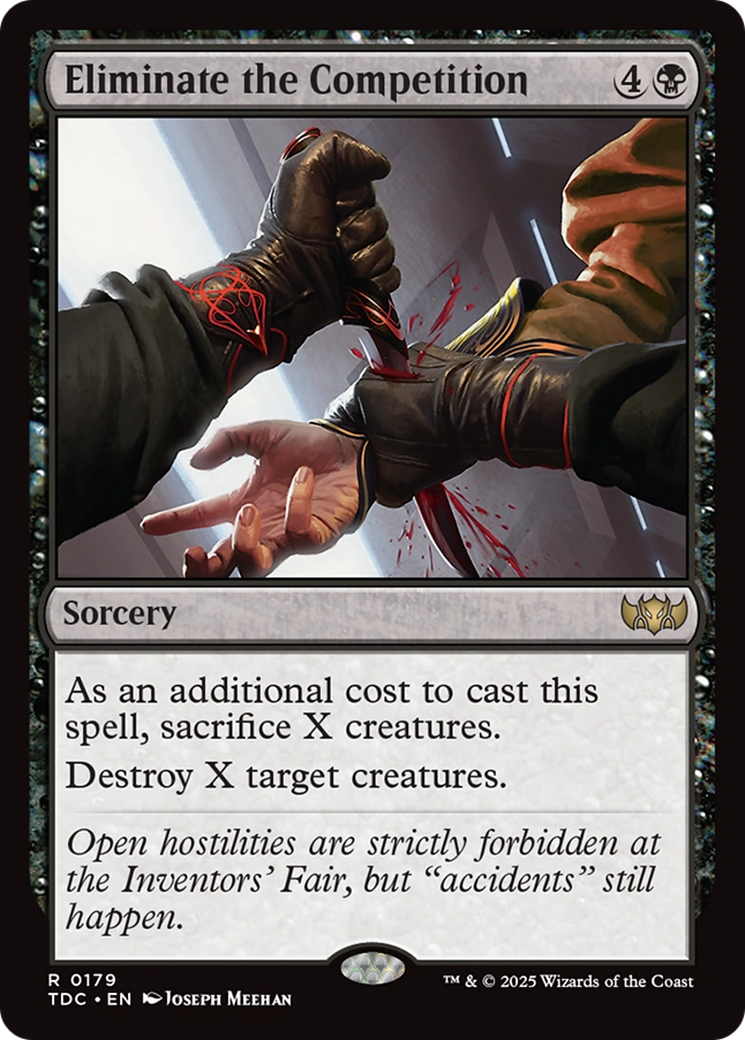 Eliminate the Competition [Tarkir: Dragonstorm Commander] | Anubis Games and Hobby
