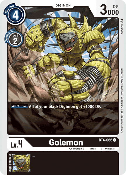 Golemon [BT4-066] [Great Legend] | Anubis Games and Hobby