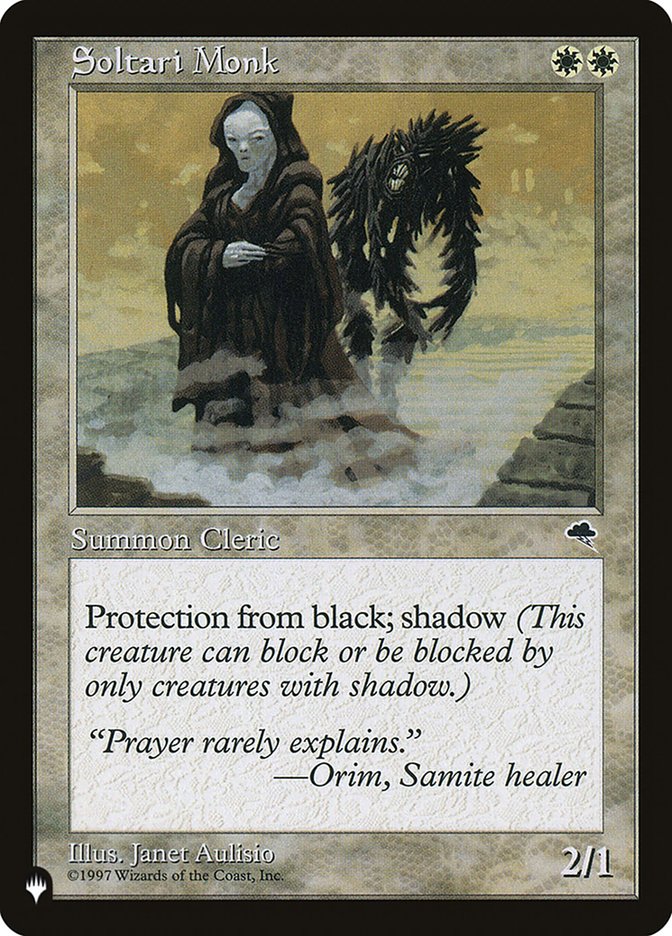 Soltari Monk [The List] | Anubis Games and Hobby