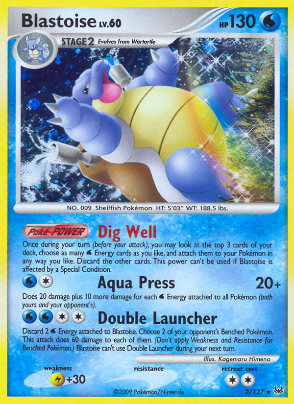 Blastoise (2/127) [Platinum: Base Set] | Anubis Games and Hobby
