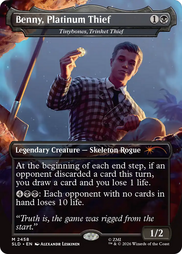 Benny, Platinum Thief - Tinybones, Trinket Thief [Secret Lair Drop Series] | Anubis Games and Hobby