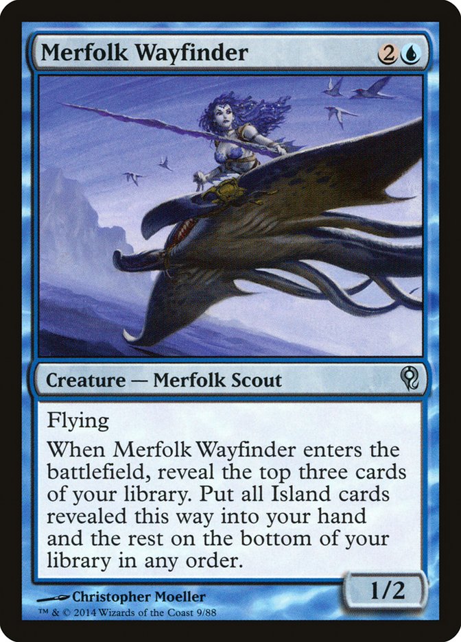 Merfolk Wayfinder [Duel Decks: Jace vs. Vraska] | Anubis Games and Hobby