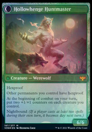 Avabruck Caretaker // Hollowhenge Huntmaster [Innistrad: Crimson Vow Prerelease Promos] | Anubis Games and Hobby