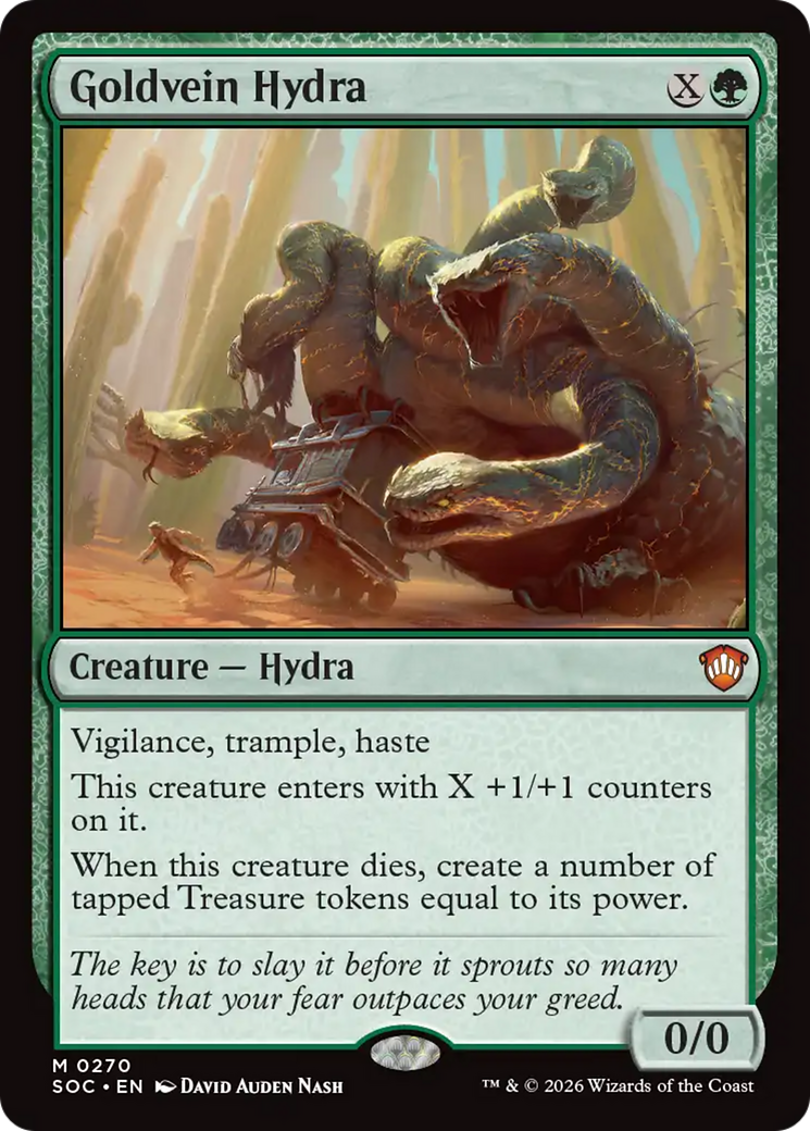 Goldvein Hydra [Secrets of Strixhaven Commander] | Anubis Games and Hobby