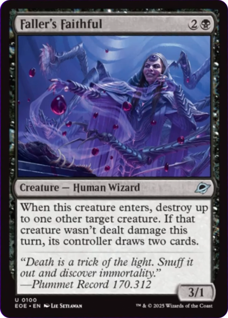 Faller's Faithful [Edge of Eternities] | Anubis Games and Hobby