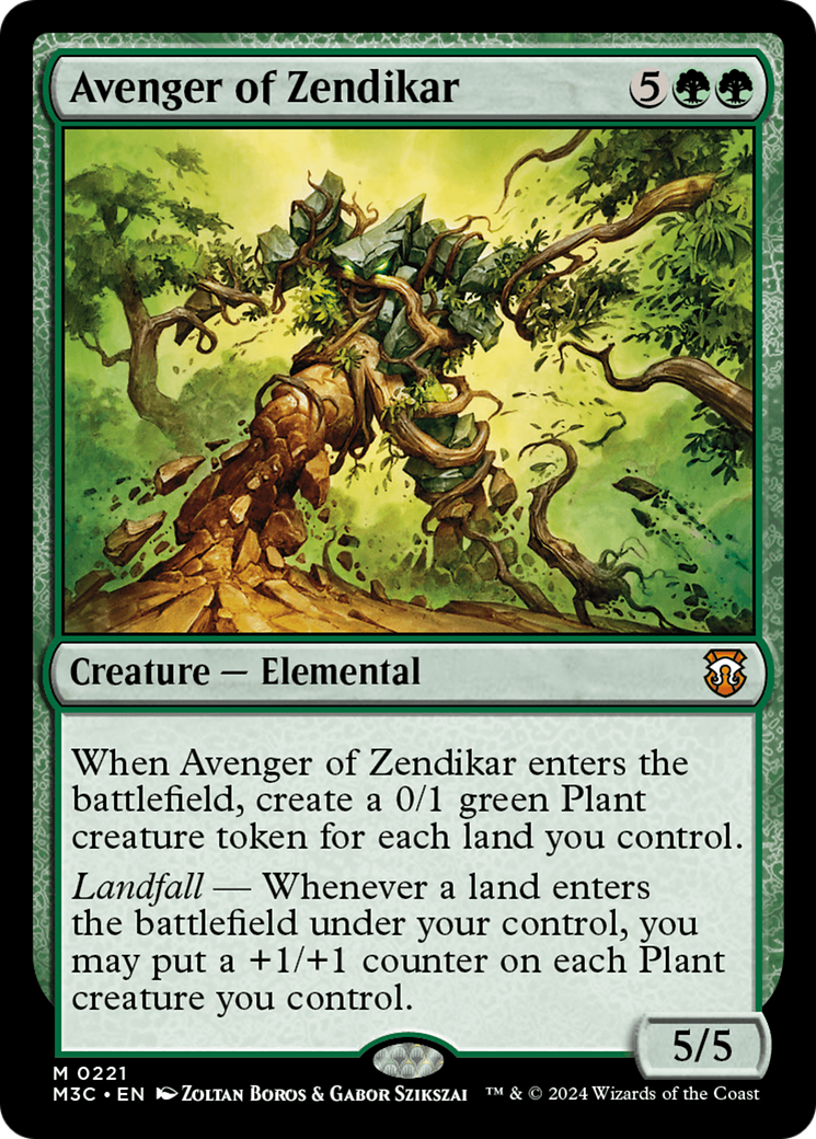Avenger of Zendikar (Ripple Foil) [Modern Horizons 3 Commander] | Anubis Games and Hobby