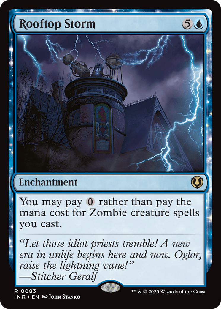 Rooftop Storm [Innistrad Remastered] | Anubis Games and Hobby