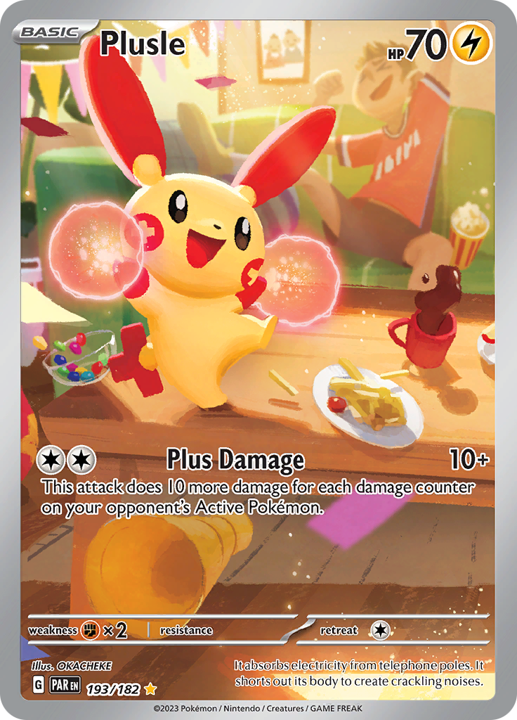 Plusle (193/182) [Scarlet & Violet: Paradox Rift] | Anubis Games and Hobby