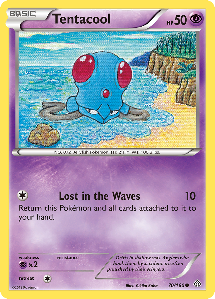 Tentacool (70/160) [XY: Primal Clash] | Anubis Games and Hobby