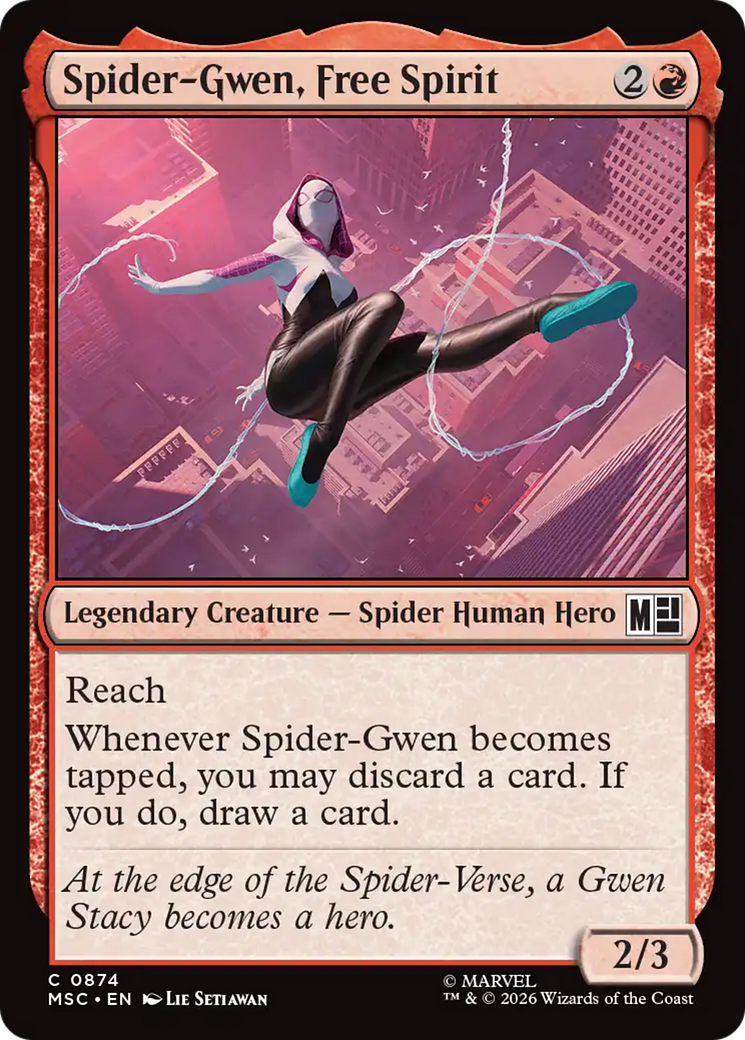 Spider-Gwen, Free Spirit [Marvel Super Heroes Commander] | Anubis Games and Hobby