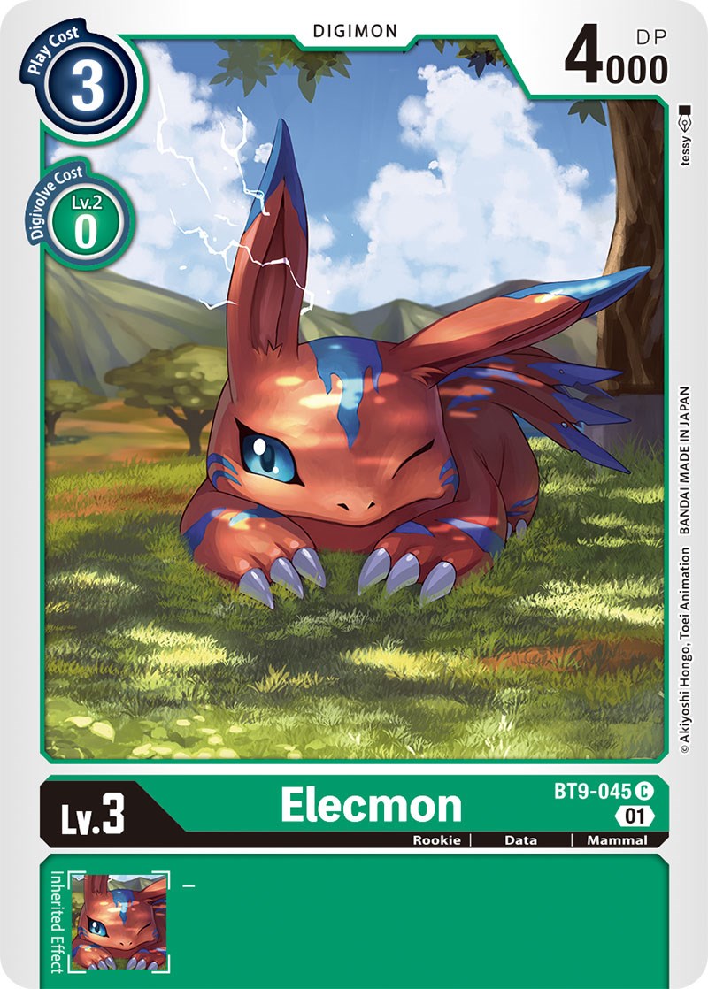 Elecmon [BT9-045] [X Record] | Anubis Games and Hobby