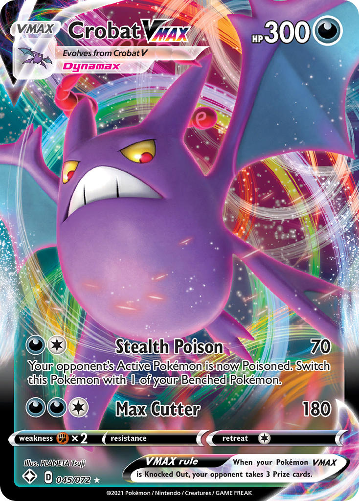 Crobat VMAX (045/072) [Sword & Shield: Shining Fates] | Anubis Games and Hobby