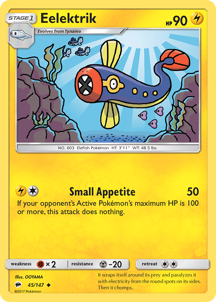 Eelektrik (45/147) [Sun & Moon: Burning Shadows] | Anubis Games and Hobby