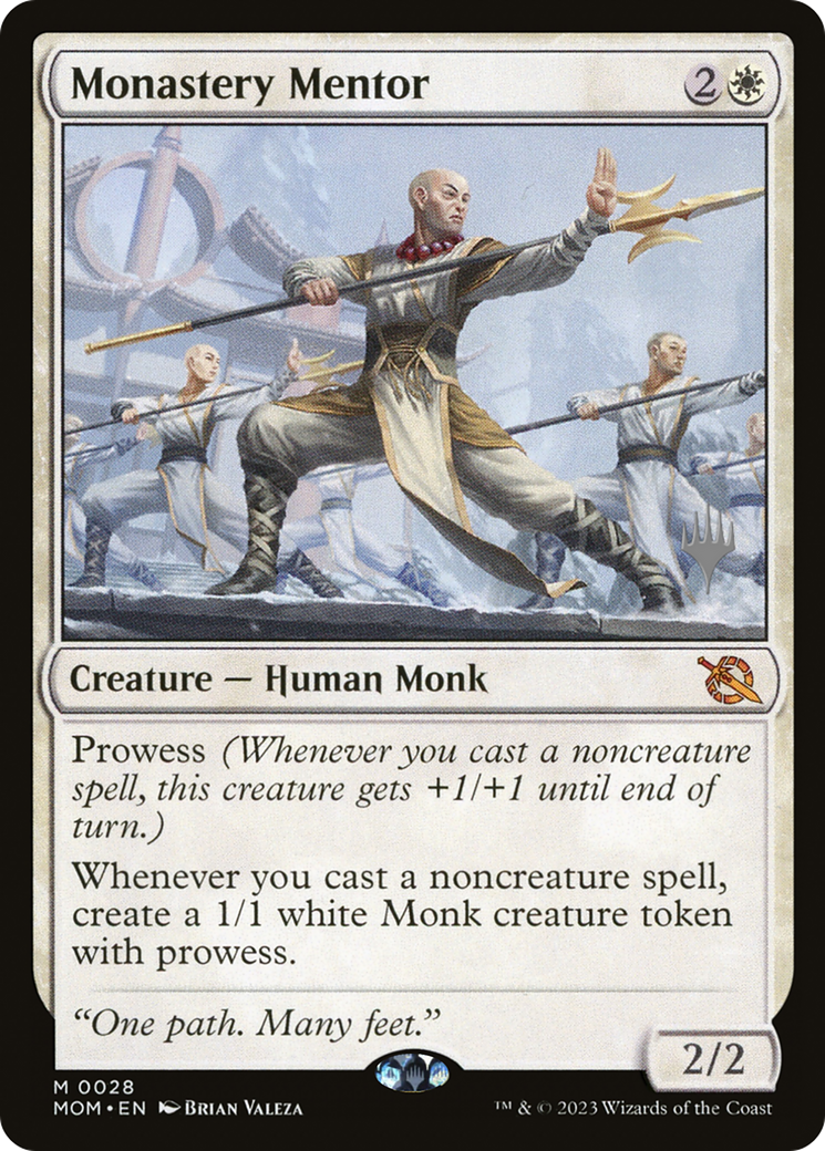 Monastery Mentor (Promo Pack) [March of the Machine Promos] | Anubis Games and Hobby