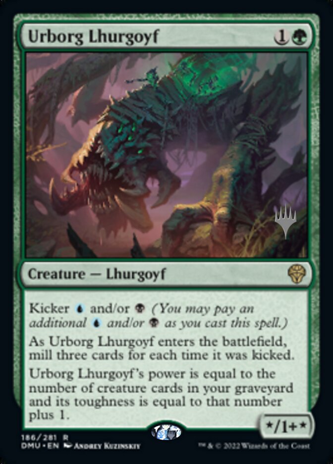 Urborg Lhurgoyf (Promo Pack) [Dominaria United Promos] | Anubis Games and Hobby