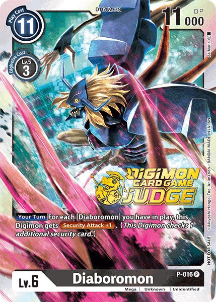 Diaboromon [P-016] (Judge Pack 1) [Promotional Cards] | Anubis Games and Hobby