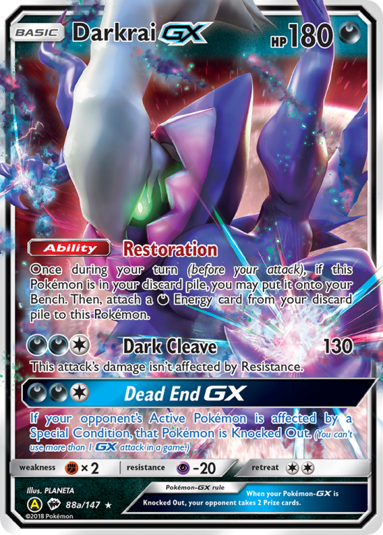 Darkrai GX (88a/147) [Alternate Art Promos] | Anubis Games and Hobby