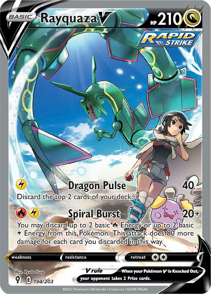 Rayquaza V (194/203) [Sword & Shield: Evolving Skies] | Anubis Games and Hobby