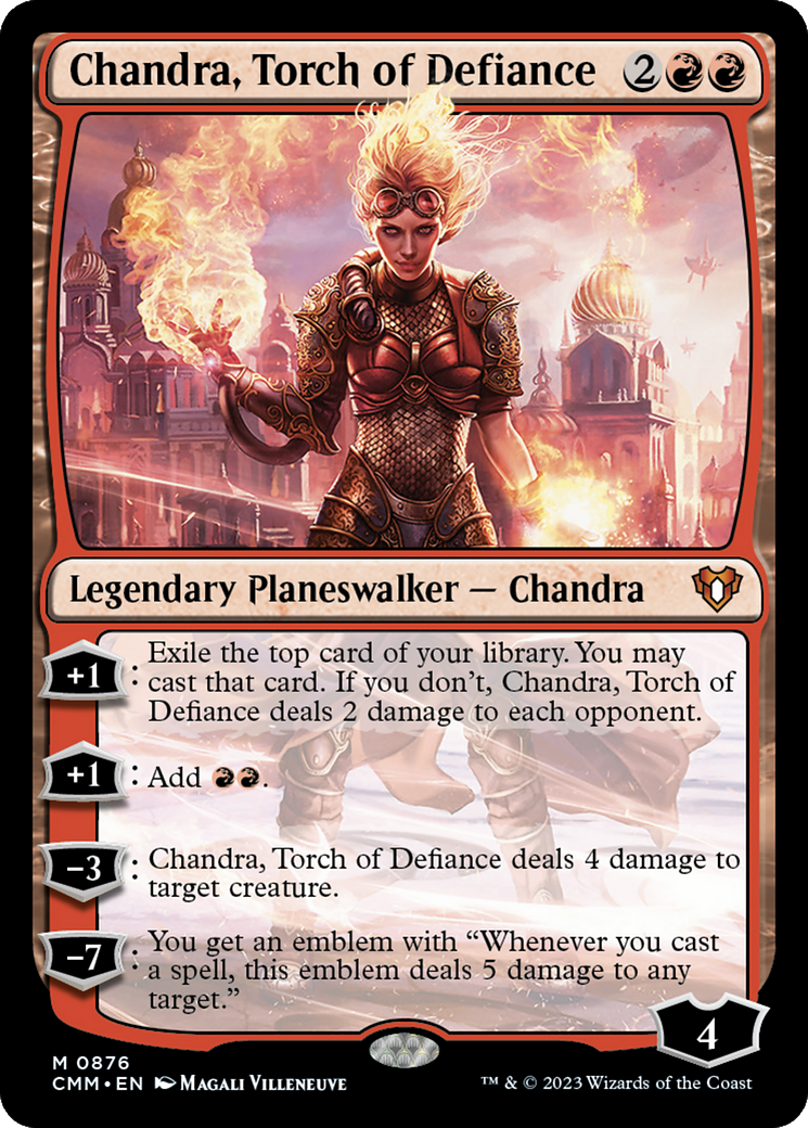 Chandra, Torch of Defiance [Commander Masters] | Anubis Games and Hobby