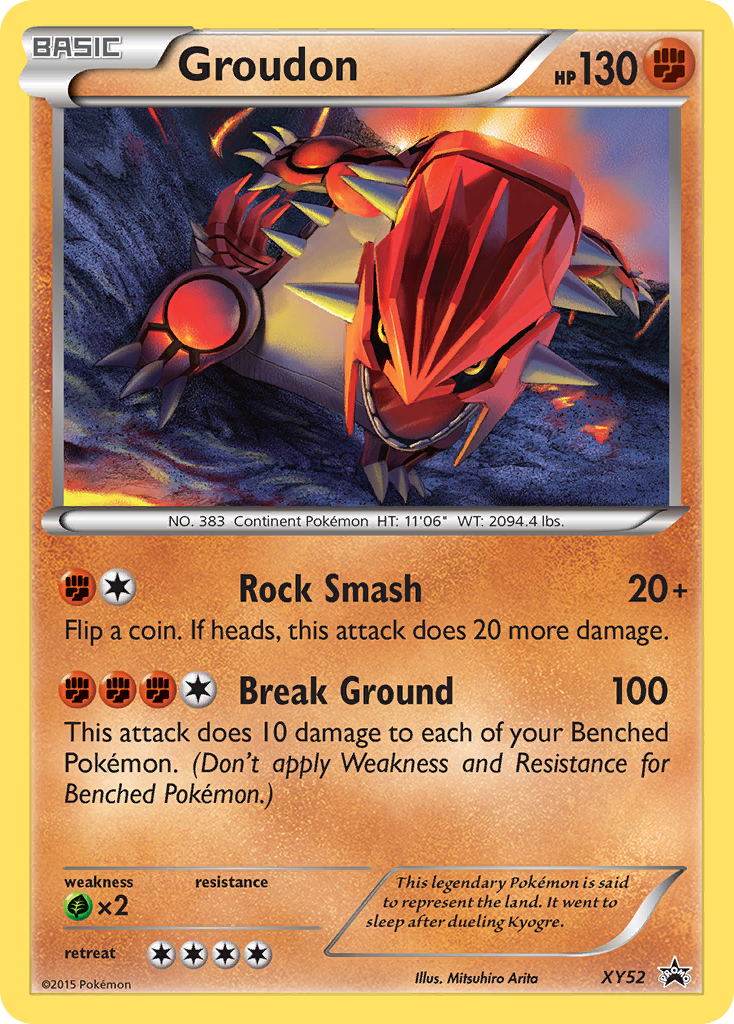 Groudon (XY52) [XY: Black Star Promos] | Anubis Games and Hobby