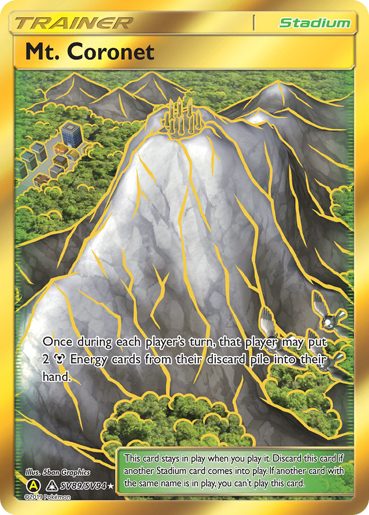 Mt. Coronet (SV89/SV94) [Sun & Moon: Hidden Fates - Shiny Vault] | Anubis Games and Hobby