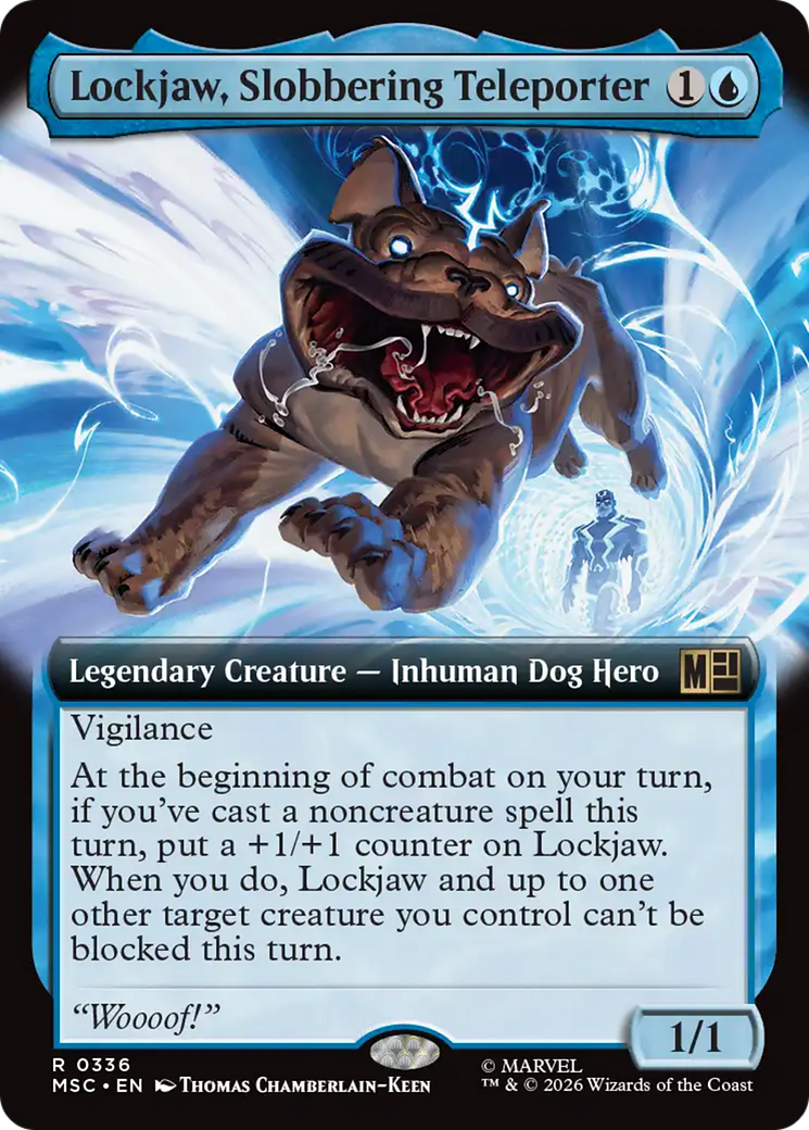 Lockjaw, Slobbering Teleporter (Extended Art) [Marvel Super Heroes Commander] | Anubis Games and Hobby