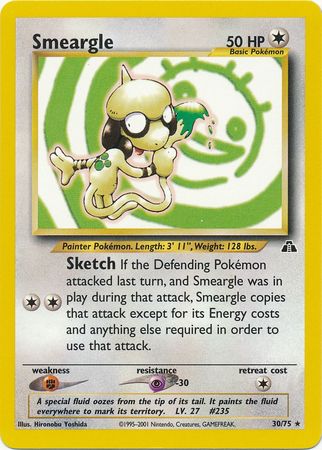 Smeargle (30/75) [Neo Discovery Unlimited] | Anubis Games and Hobby
