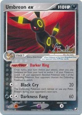 Umbreon ex (112/115) (Eeveelutions - Jimmy Ballard) [World Championships 2006] | Anubis Games and Hobby