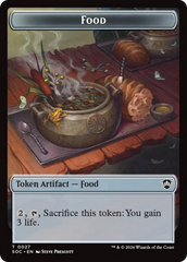 Elemental (0020) // Food Double-Sided Token [Secrets of Strixhaven Commander Tokens] | Anubis Games and Hobby
