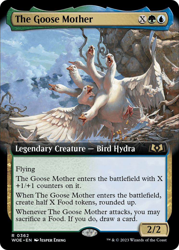 The Goose Mother (Extended Art) [Wilds of Eldraine] | Anubis Games and Hobby