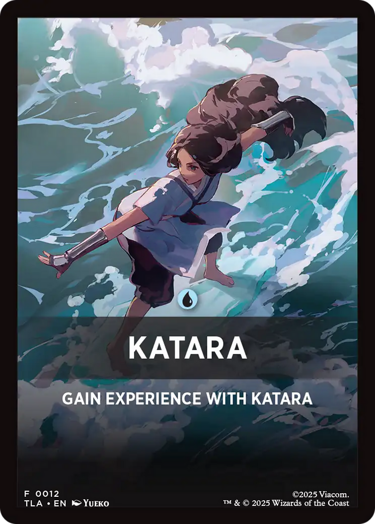 Katara Theme Card [Avatar: The Last Airbender Tokens] | Anubis Games and Hobby