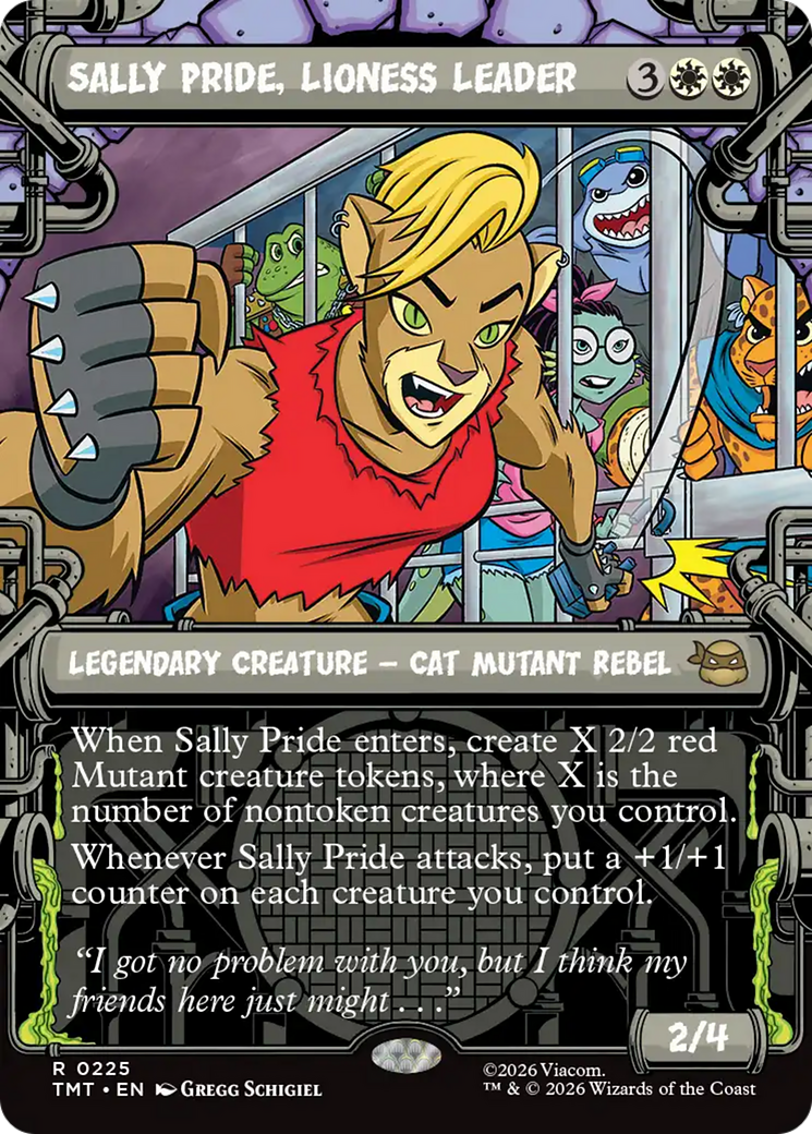 Sally Pride, Lioness Leader (Showcase) [Teenage Mutant Ninja Turtles] | Anubis Games and Hobby