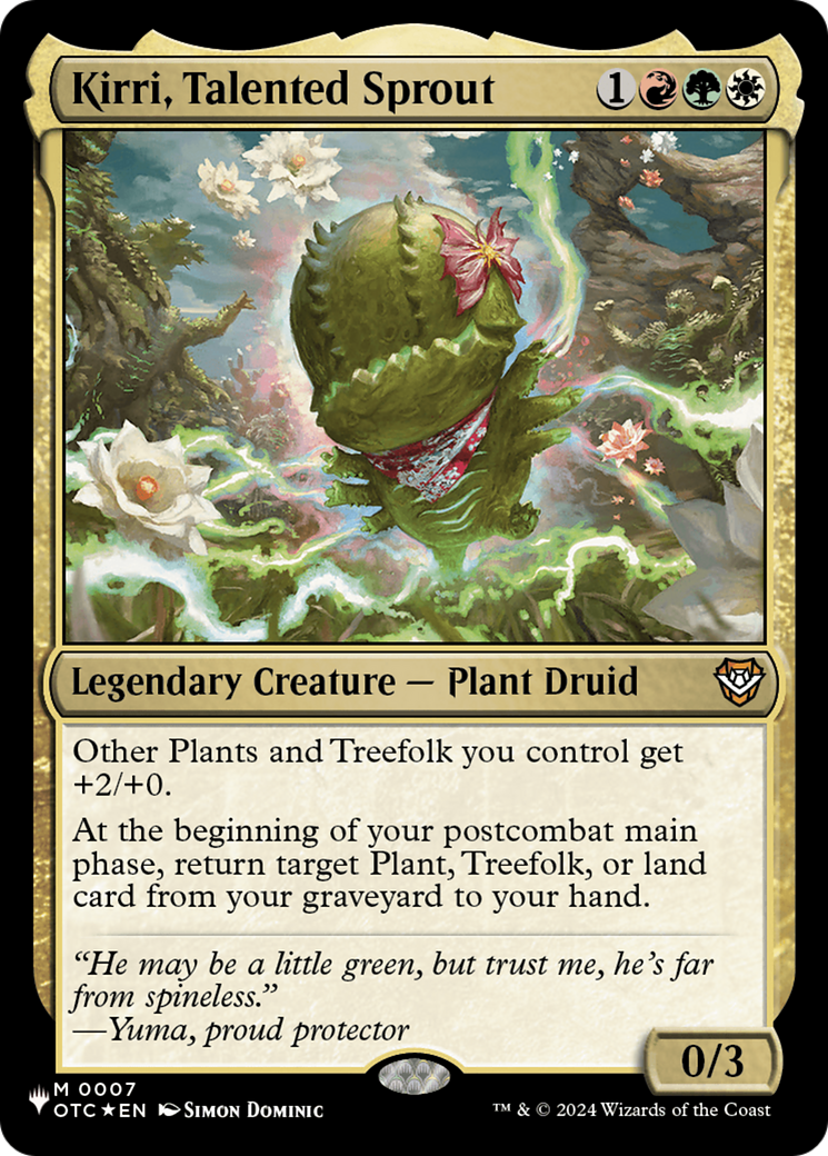 Kirri, Talented Sprout (OTC) [The List] | Anubis Games and Hobby