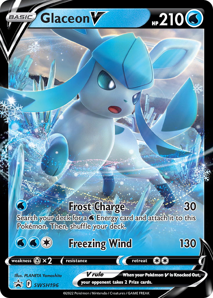 Glaceon V (SWSH196) [Sword & Shield: Black Star Promos] | Anubis Games and Hobby