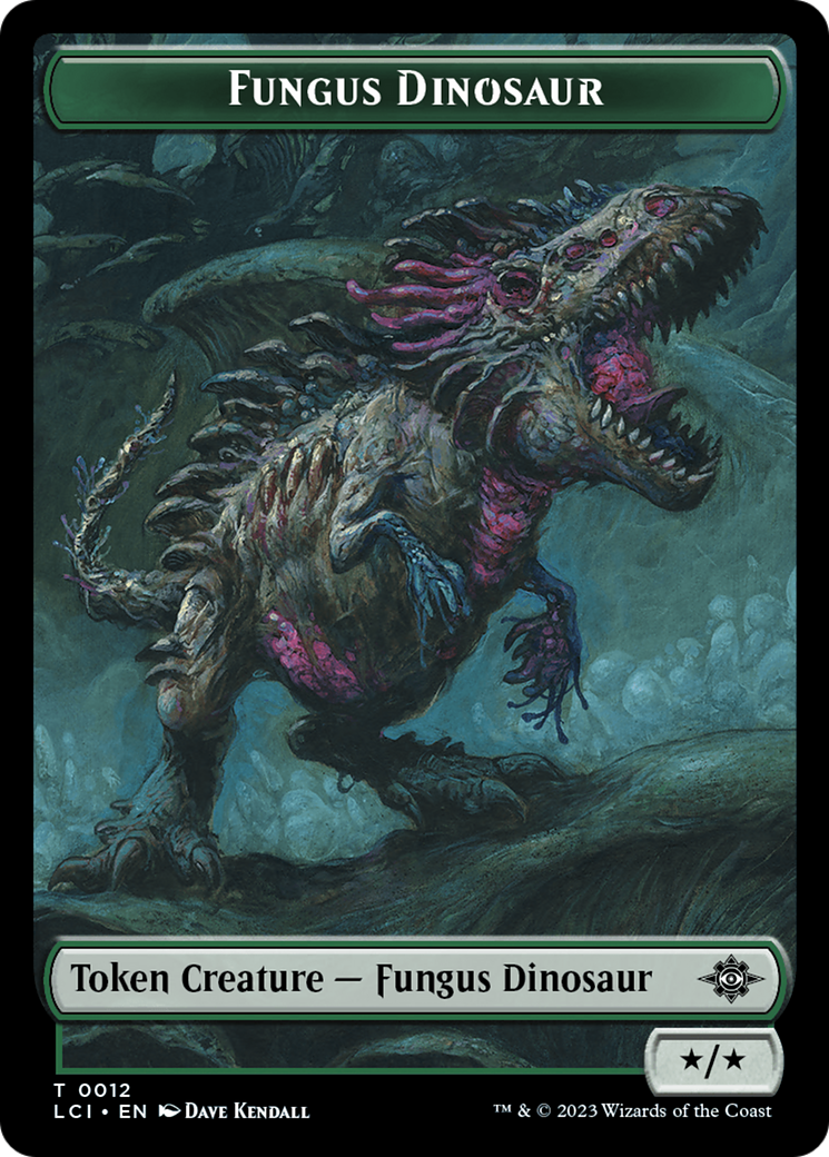 Fungus Dinosaur Token [The Lost Caverns of Ixalan Tokens] | Anubis Games and Hobby