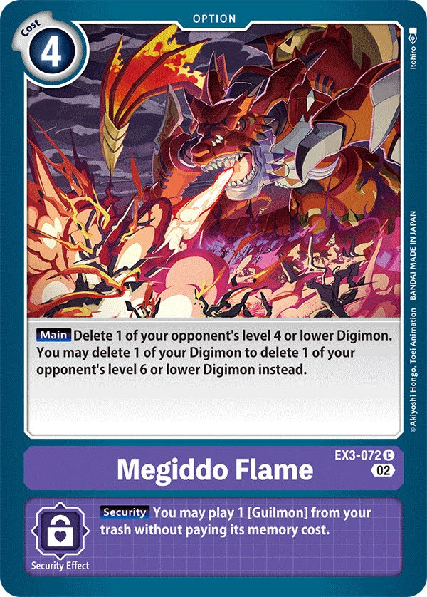 Megiddo Flame [EX3-072] [Draconic Roar] | Anubis Games and Hobby