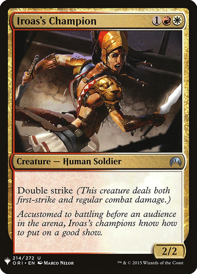 Iroas's Champion [Mystery Booster] | Anubis Games and Hobby