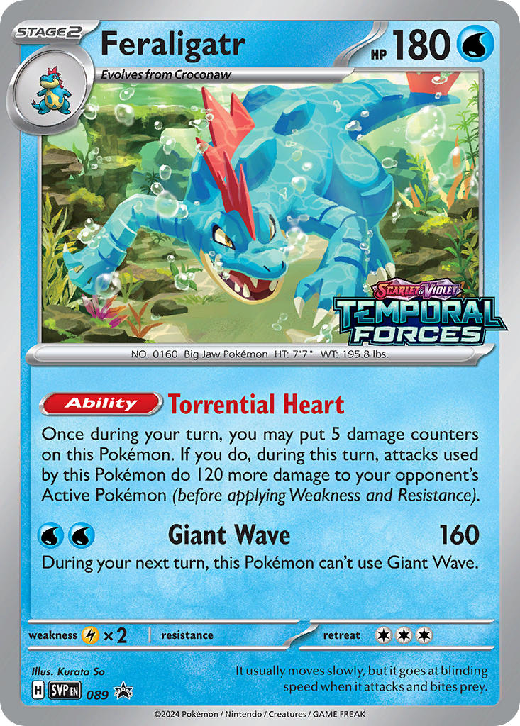 Feraligatr (089) [Scarlet & Violet: Black Star Promos] | Anubis Games and Hobby