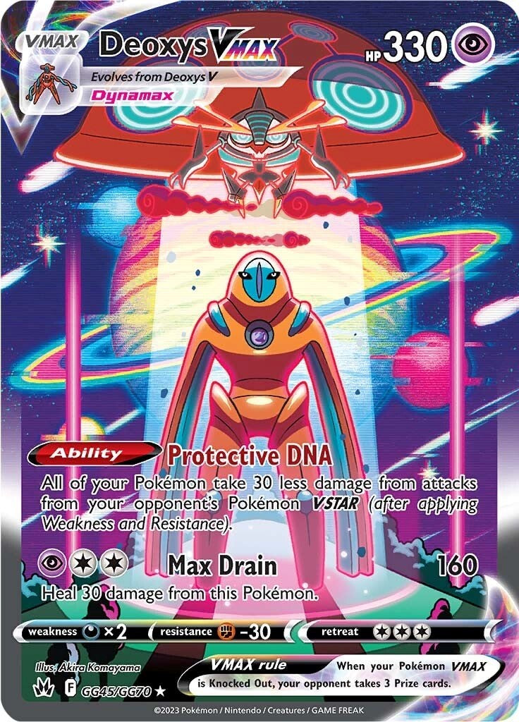 Deoxys VMAX (GG45/GG70) [Sword & Shield: Crown Zenith] | Anubis Games and Hobby