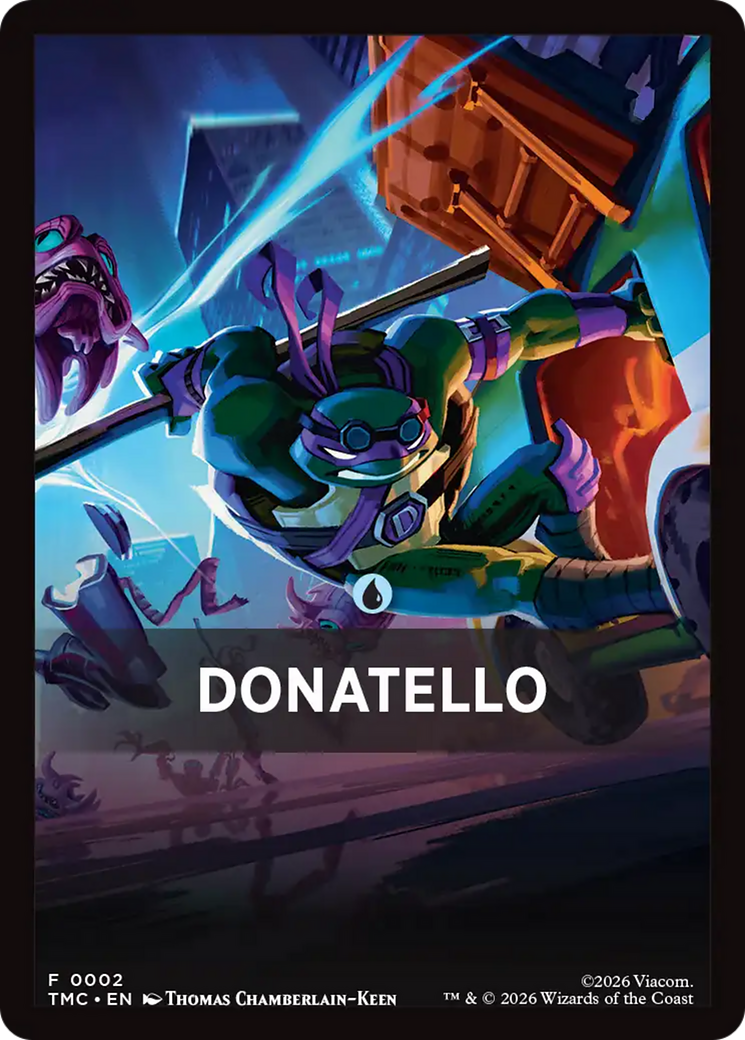 Donatello Theme Card [Teenage Mutant Ninja Turtles Commander Tokens] | Anubis Games and Hobby