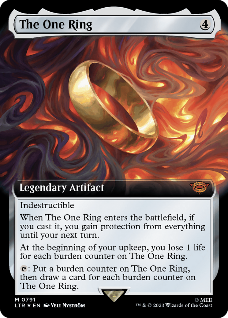 The One Ring (Extended Art) (Surge Foil) [The Lord of the Rings: Tales of Middle-Earth] | Anubis Games and Hobby