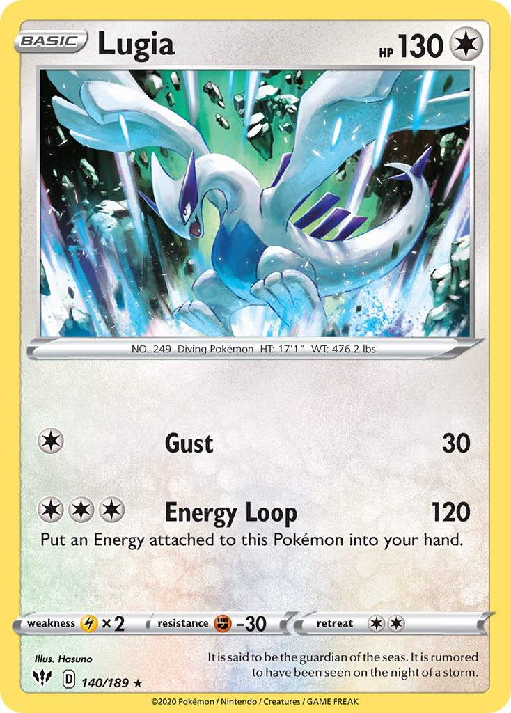 Lugia (140/189) [Sword & Shield: Darkness Ablaze] | Anubis Games and Hobby