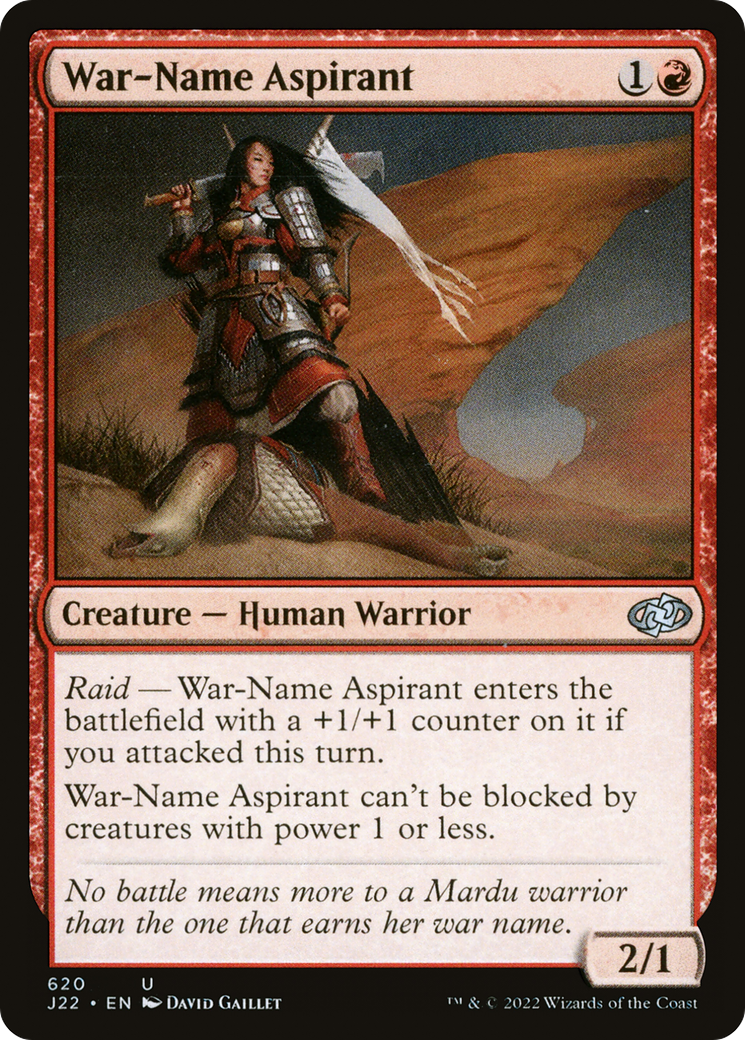 War-Name Aspirant [Jumpstart 2022] | Anubis Games and Hobby