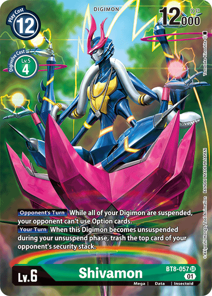 Shivamon [BT8-057] (Alternate Art) [New Awakening] | Anubis Games and Hobby