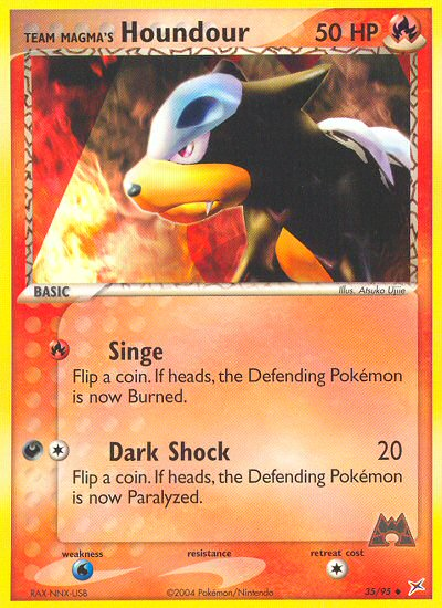 Team Magma's Houndour (35/95) [EX: Team Magma vs Team Aqua] | Anubis Games and Hobby