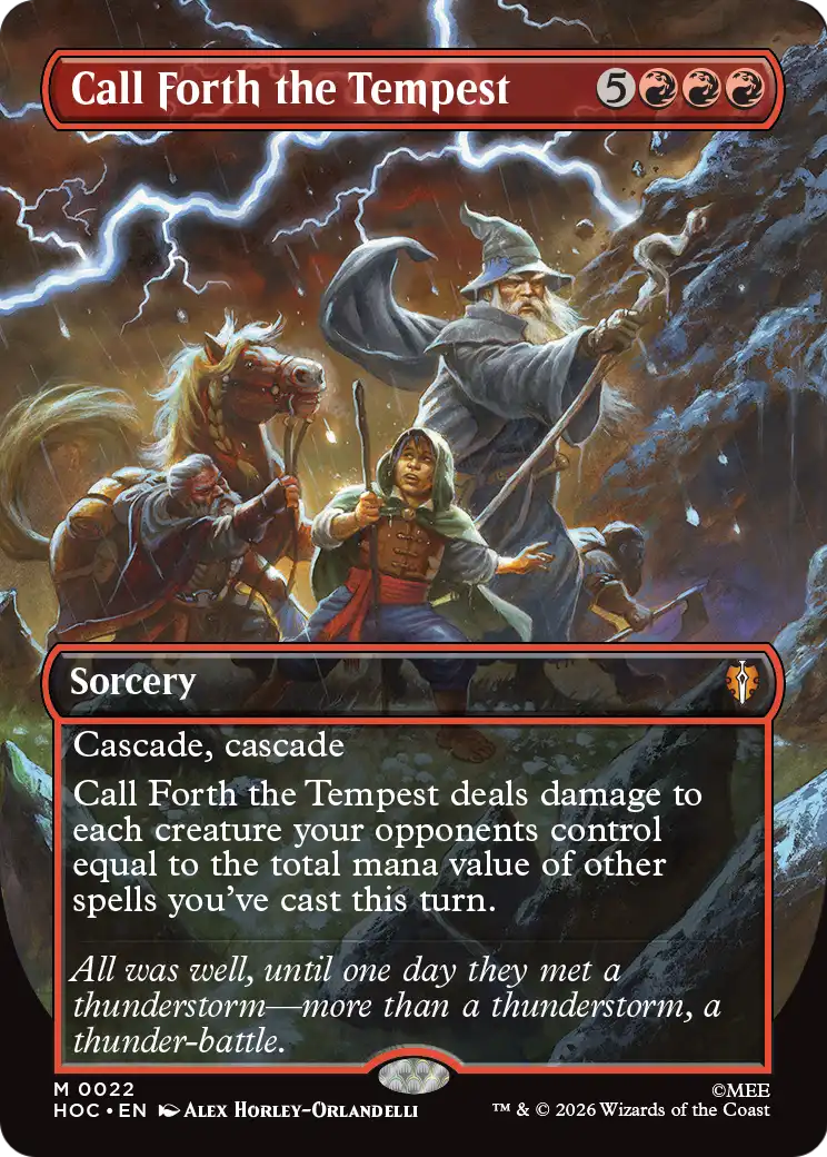 Call Forth the Tempest (Borderless) [The Hobbit: Eternal-Legal] | Anubis Games and Hobby