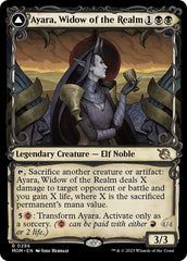 Ayara, Widow of the Realm // Ayara, Furnace Queen (Showcase Planar Booster Fun) [March of the Machine] | Anubis Games and Hobby