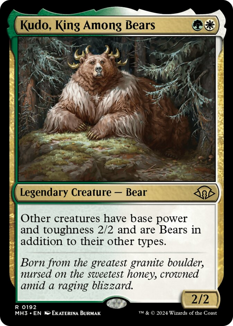 Kudo, King Among Bears [Modern Horizons 3] | Anubis Games and Hobby